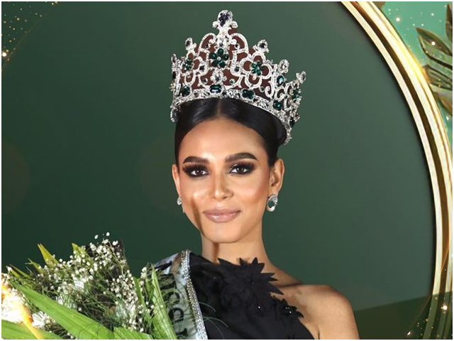 Model Erica Robin won the title of 'Miss Universe Pakistan'