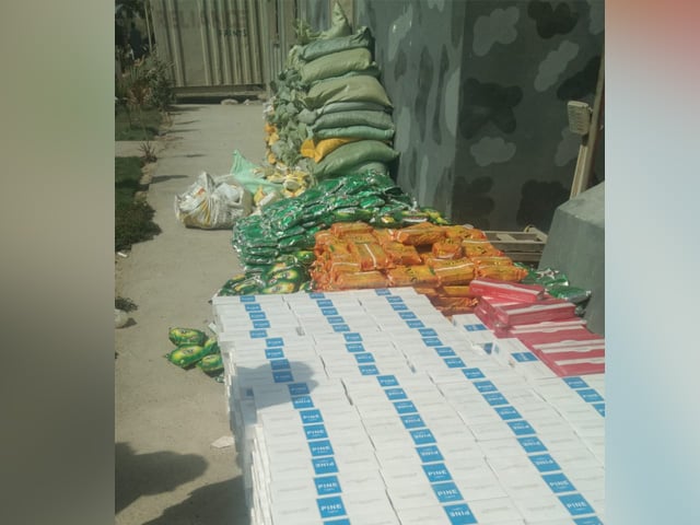 Mochko Check Post;  Large quantities of smuggled Indian gutka and snuff seized