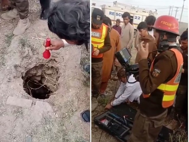 Swabi;  4 people died after falling into the well