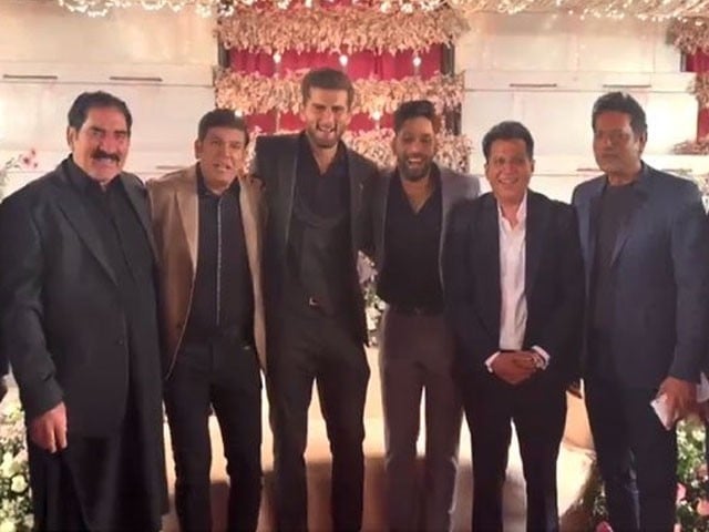 Shaheen Afridi's birthday celebration, attended by fellow cricketers Photo: Video Grab