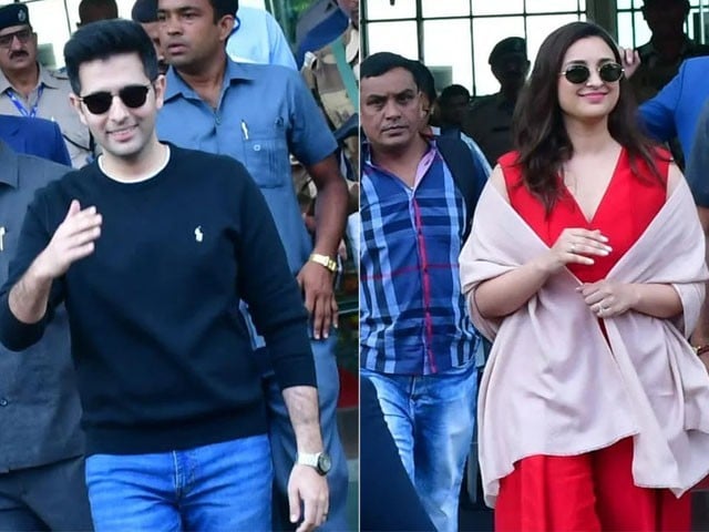 Parineeti Chopra's mehendi ceremony will take place today Parineeti Chopra and Raghav Chadha arrive in Udaipur for the mehendi ceremony: Photo Bharati Media