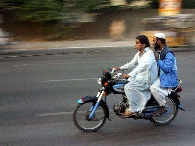 In Sindh, double riding of motorcycle is banned on 11th and 12th of Rabi Awal