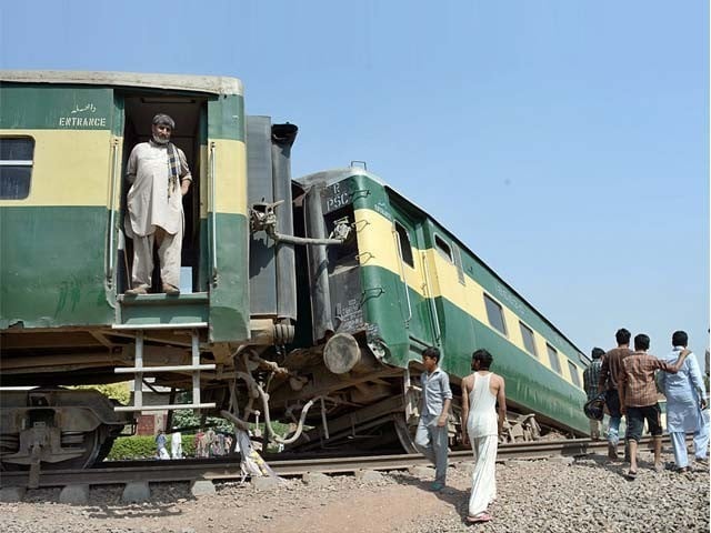 The accident occurred due to not changing the fork of the train, passenger.  Photo: File 