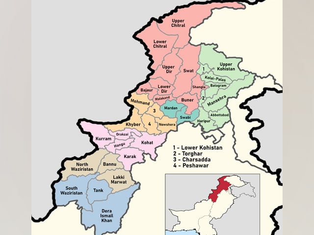 In the new constituencies, 6 seats of the National Assembly have decreased in Khyber Pakhtunkhwa