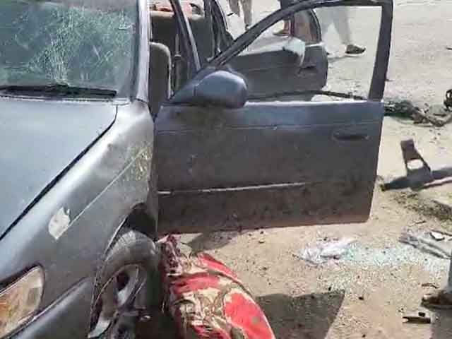 hango;  One bomber was killed by police firing outside the mosque, the other detonated