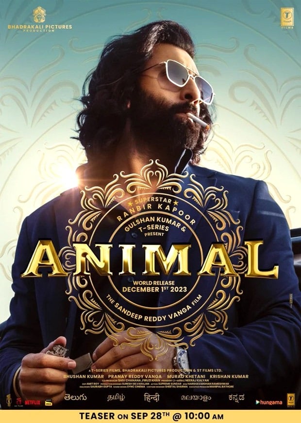 Explosive teaser of Ranibar Kapoor's mega-thriller action film 'Animal' is released