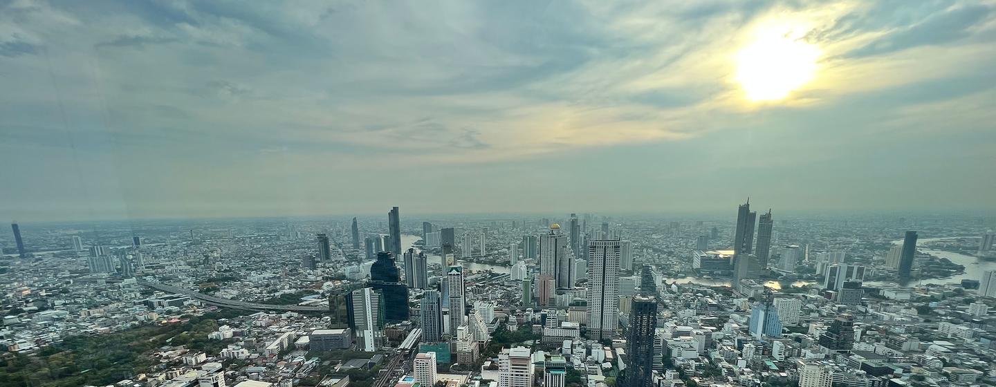 The Thai capital, Bangkok. Thailand is making robust progress towards the SDGs.