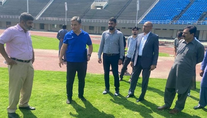 AFC Match Commissioner's visit to Jinnah Stadium