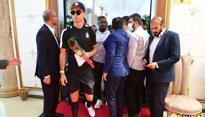 Cristiano Ronaldo arrived in Iran with his team Al-Nasr