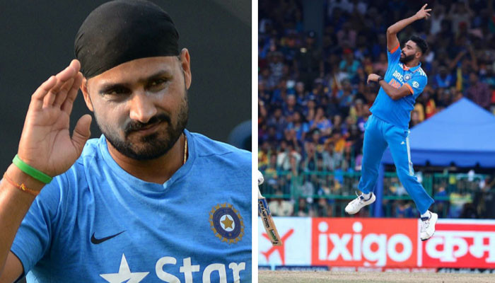 Indian bowler Muhammad Siraj is happy after Harbhajan said Subhan Allah