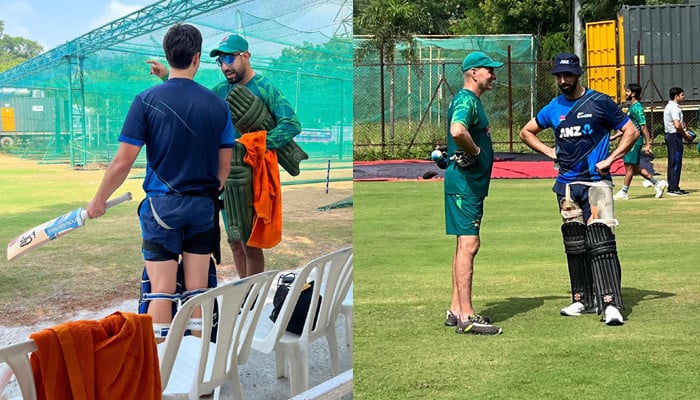 Pak New Zealand players meet 1 day before World Cup warm-up match