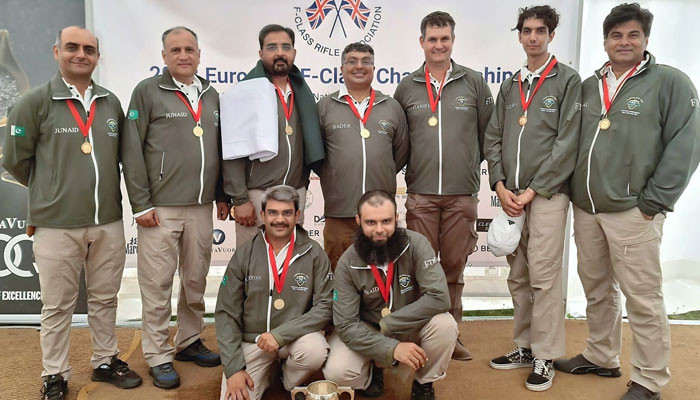 Pakistan team's participation in the European Long Range Championship for the first time