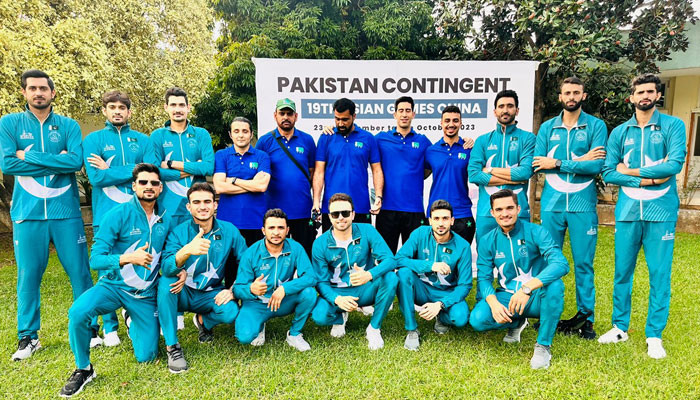 Pakistan volleyball team left for Hangzhou from Islamabad