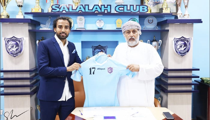 Pakistani footballer Saddam Hussain has joined Oman's football club