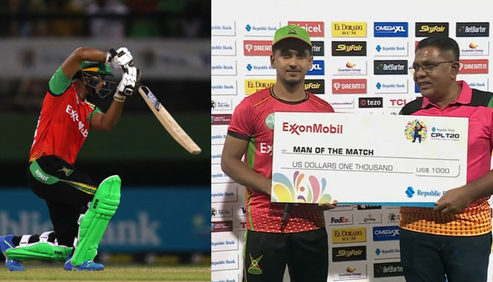 Pakistan's Saim Ayub's brilliant batting in the Caribbean League