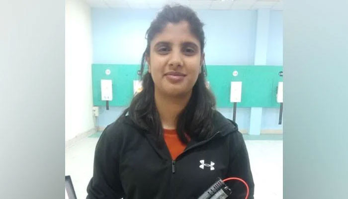 Representing Pakistan for the first time in the Asian Games, Kushmala Talat