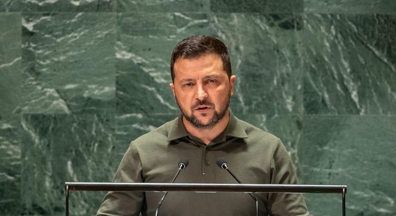 Russia’s weaponization of food and energy impacts all countries, Zelenskyy tells UN Assembly