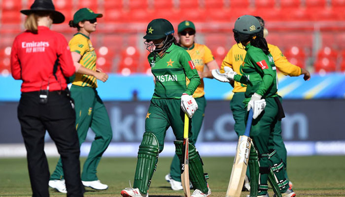 The first ODI match between Pakistan and South Africa women's teams today