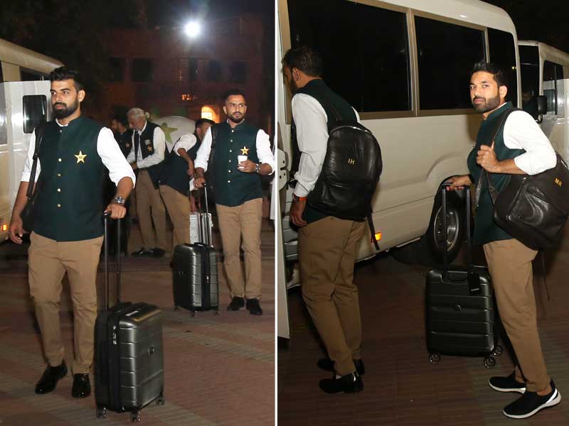 The national team left for Dubai with India to participate in the World Cup