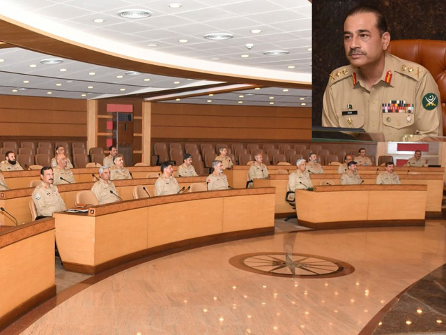 The state will deal with terrorists with full force, Corps Commanders Conference