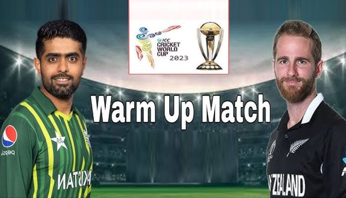 The warm-up match between Pakistan and New Zealand will be held today