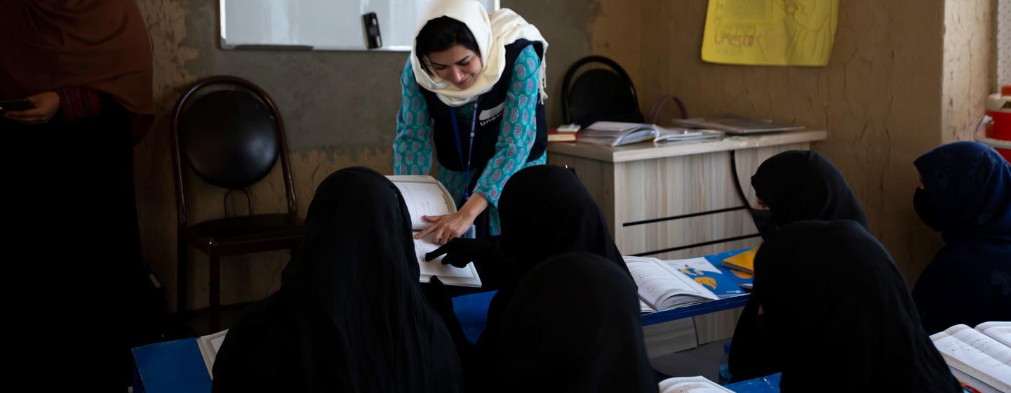 From the Field: Literacy classes for Afghan girls and women