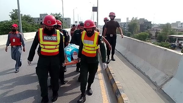 Rawalpindi metro bus fire 3