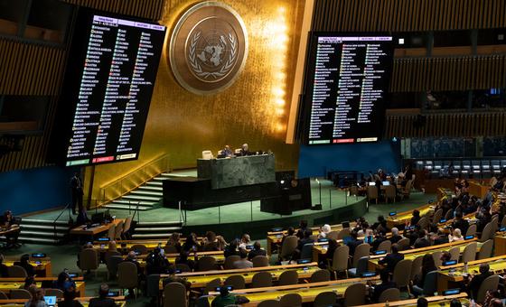 Gaza crisis: General Assembly adopts resolution calling for ‘humanitarian truce’, civilian protection