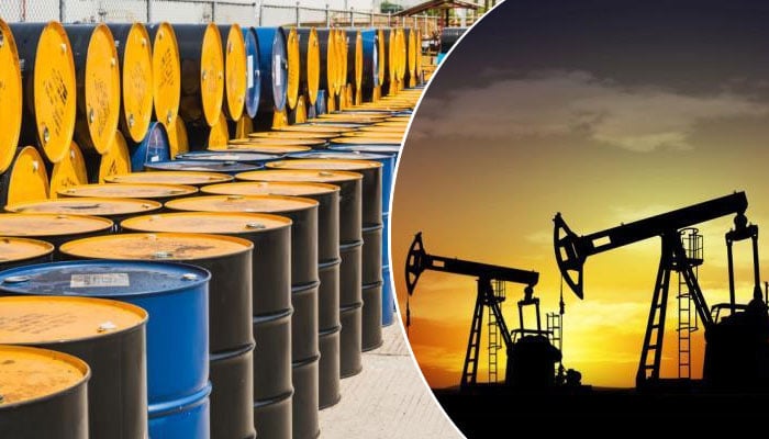 Increase in the price of crude oil in the world market -----File photo