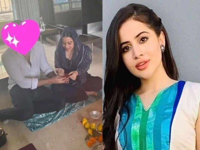 Arfi Javed's secret engagement photo viral Arfi Javed got engaged: Photo Indian media
