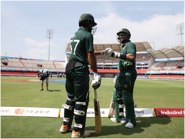 World Cup; Pakistan batting against Netherlands continues Both teams compete at the Rajiv Gandhi Cricket Stadium (Photo: File)