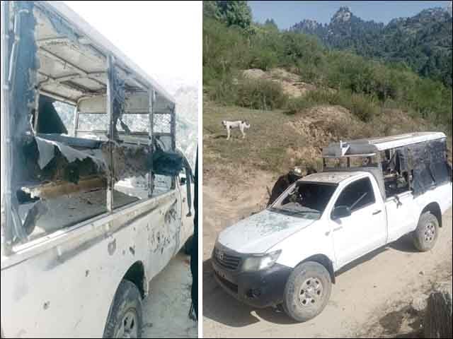 Rocket attack on police van in Bonir, driver killed, 3 officers injured