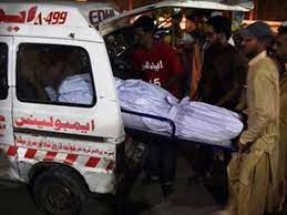 Khairpur;  A terrible collision between a passenger van and a car, 6 people died