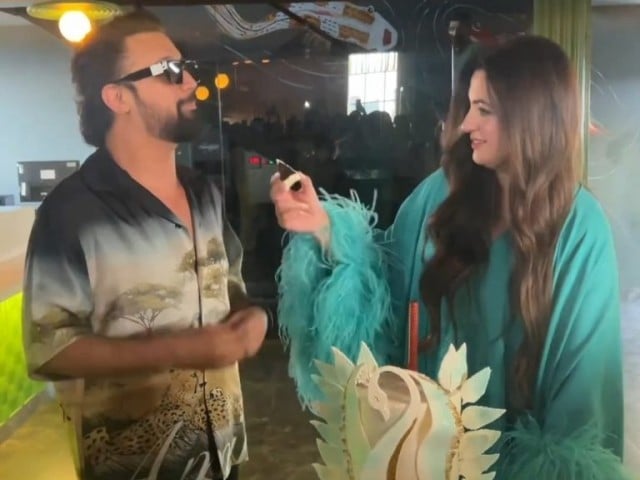 Atif Aslam celebrated his wife's birthday, photos and video went viral Photo: Instagram