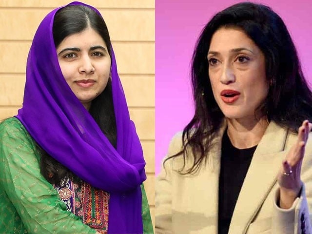 Fatima Bhutto takes Malala with her bare hands: Photo Web Desk