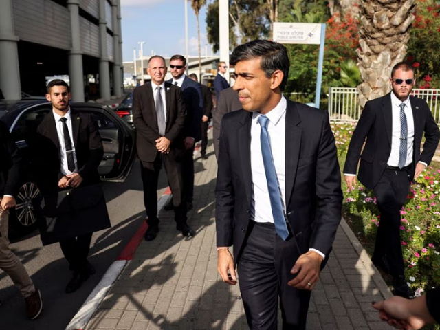 British Prime Minister's visit to Israel after Joe Biden; Full support assured —Photo: Reuters