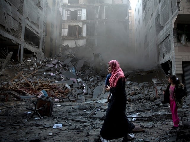 More than 4,000 Palestinians were martyred in the Israeli bombing, including 16 journalists Photo AFP