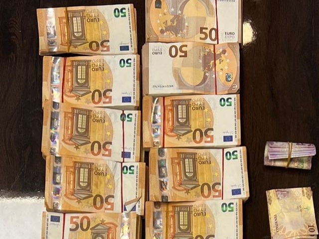 Rials were also recovered from the arrested person: Photo: File