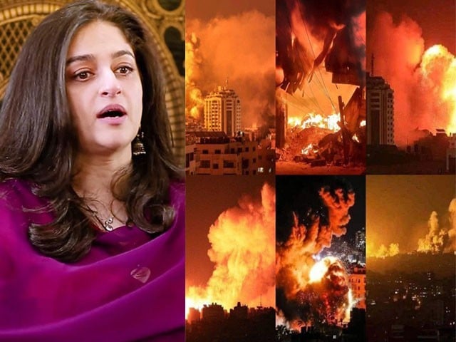 Israeli-Palestinian tensions; Nadia Jamil rained down on the entire Muslim Ummah including Pakistan Nadia Jameel also came out in support of Palestine: Photo Web Desk