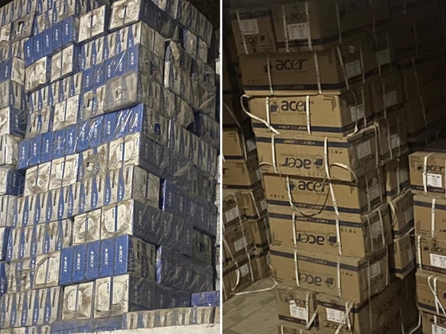 Torkham;  Contraband drugs and auto parts recovered from cargo vehicles' secret compartments