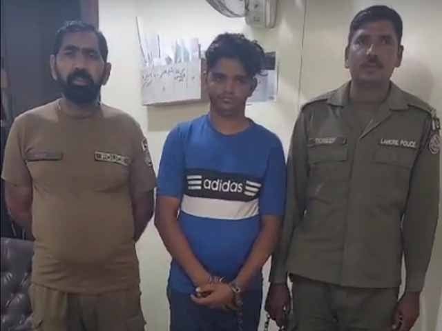 Lahore; The accused who raped an 8-year-old girl was arrested Photo: Raiwand Police