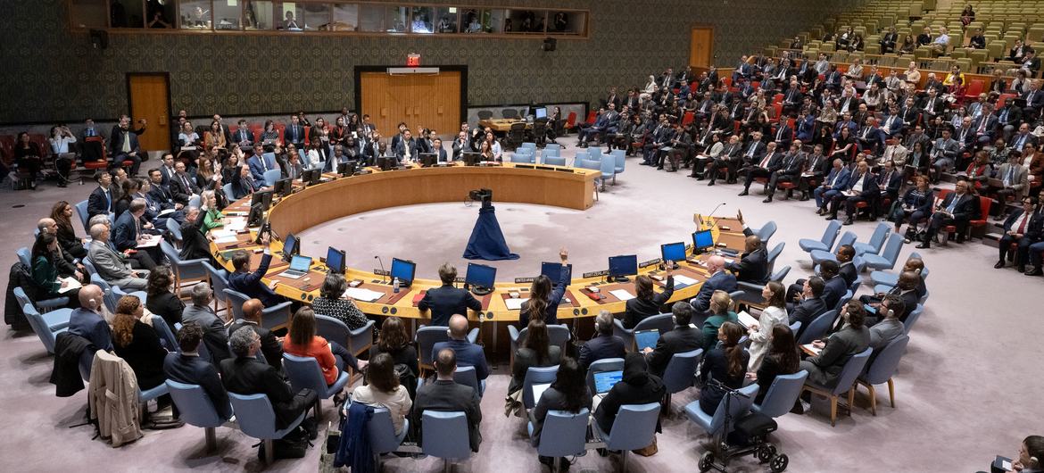 Security Council members voting on the draft resolution draft resolution. Security Council members voting on the draft resolution draft resolution.