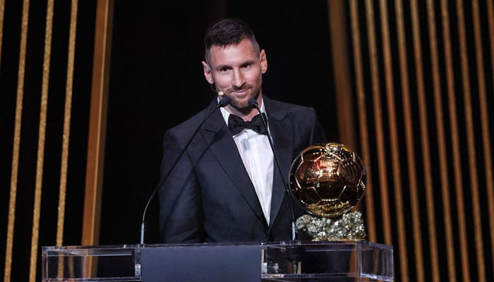 8th Ballon d'Or award to Argentina's Messi