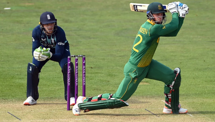 England's decision to bowl after winning the toss against South Africa