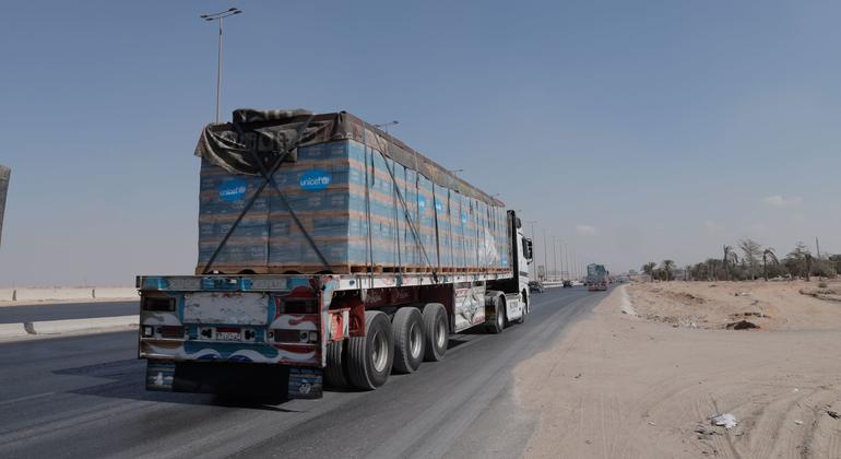 Explainer: What’s inside aid convoy at Gaza crossing