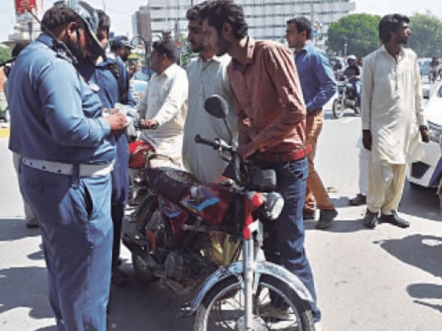 In Punjab, the fine for driving a motorcycle without a helmet has been reduced to 2000 rupees