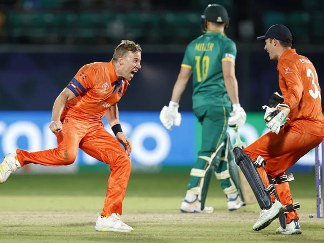 In another World Cup upset, the Netherlands beat South Africa