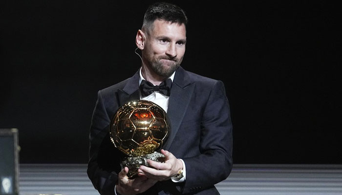 Lionel Messi won the 'Ballon d'Or' award for the 8th time