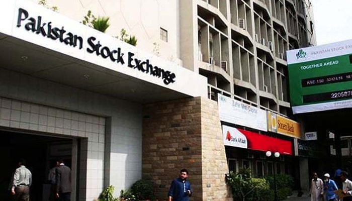 Negative day in Pakistan Stock Exchange, down 241 points