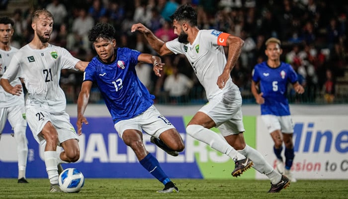 Pakistan defeated Cambodia by one nil